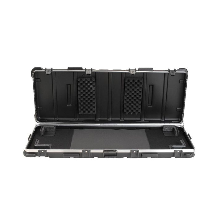 SKB ATA 88-Note Keyboard Case with Wheels TSA Locking trigger latch